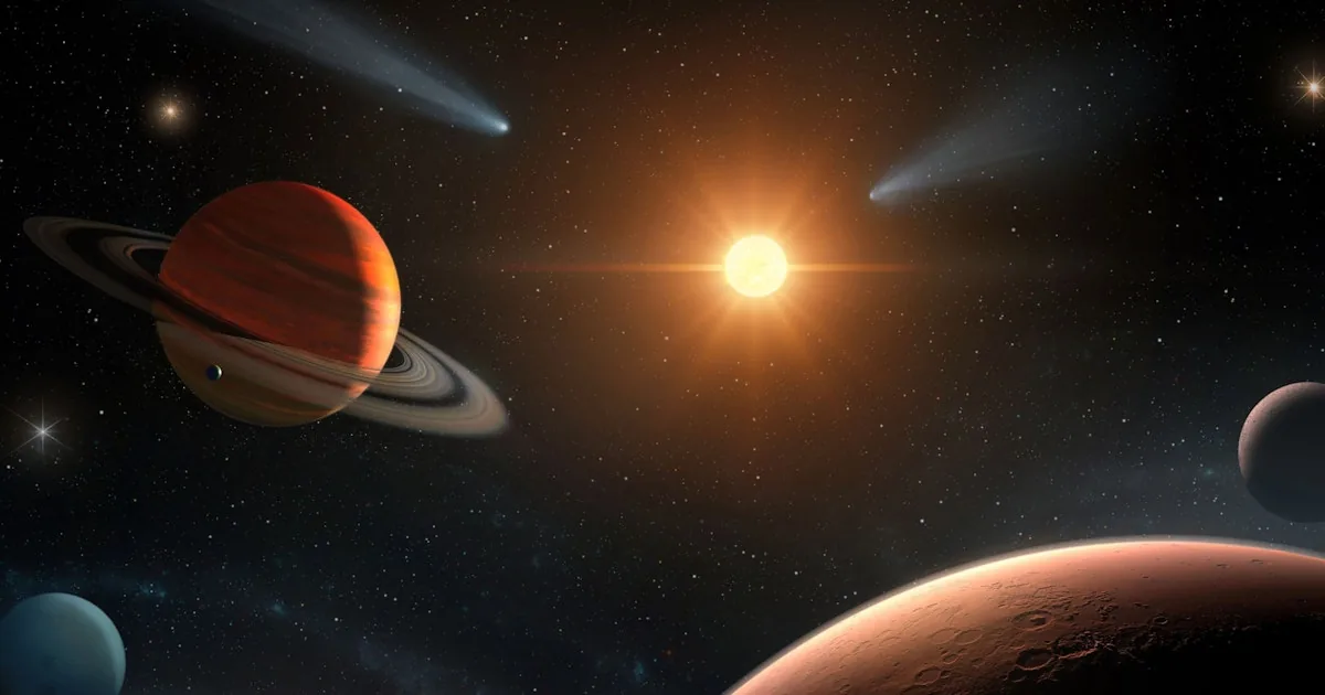 Gigantisk objekt forsvant fra solsystemet og kan forklare planetenes mysterier
