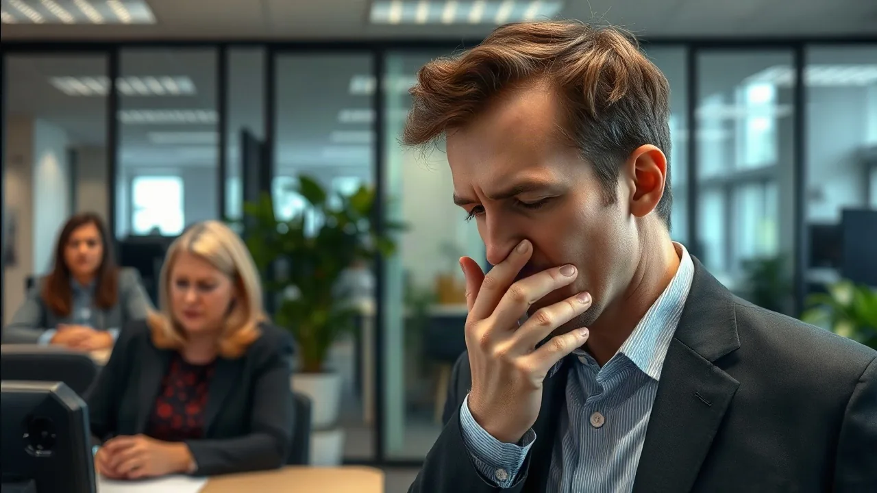 Når kollegaen er syk: Hva sier etiketten om å be dem gå hjem?